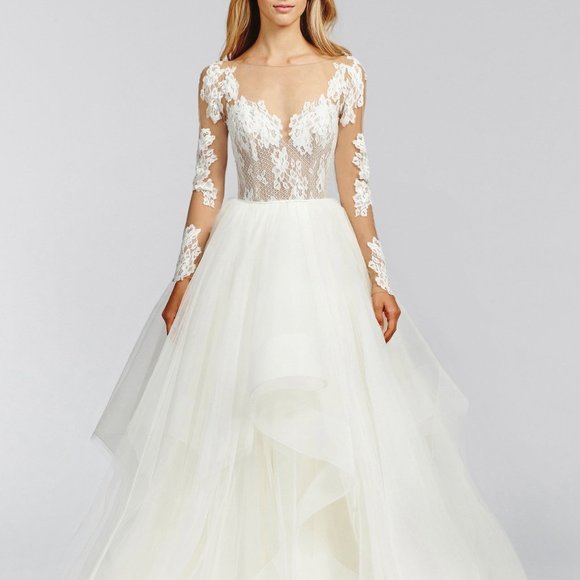 Blush by Hayley Paige Pippa 1652 Wedding Gown 12